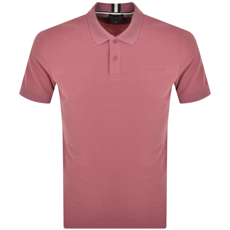 Ted Baker Karty Polo T Shirt Pink
